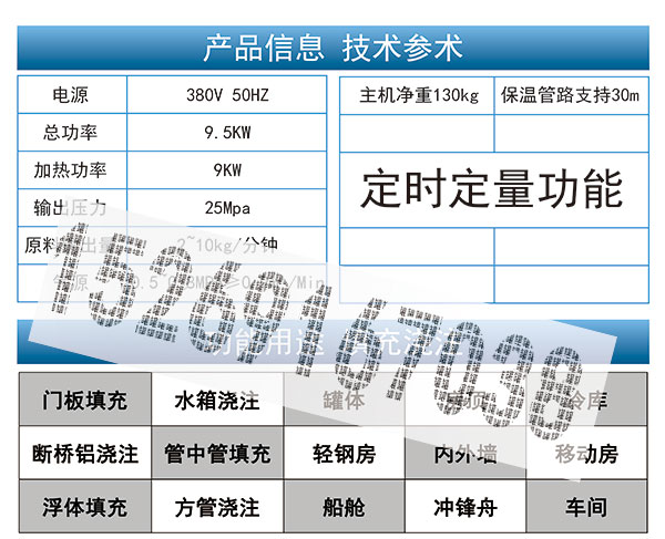 JNJX-IIID聚氨酯發(fā)泡設(shè)備參數(shù)